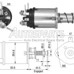 66-9200 - WAIGLOBAL, ΜΠΟΥΤΟΝ ΜΙΖΑΣ LUCAS 12V FORD, LEYLAND, LOMBARDINI 