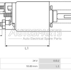 66-9118-1 - WAIGLOBAL, ΜΠΟΥΤΟΝ ΜΙΖΑΣ BOSCH 24V FKB ΚΑΤΩ (ΨΥΧΡΗΣ)