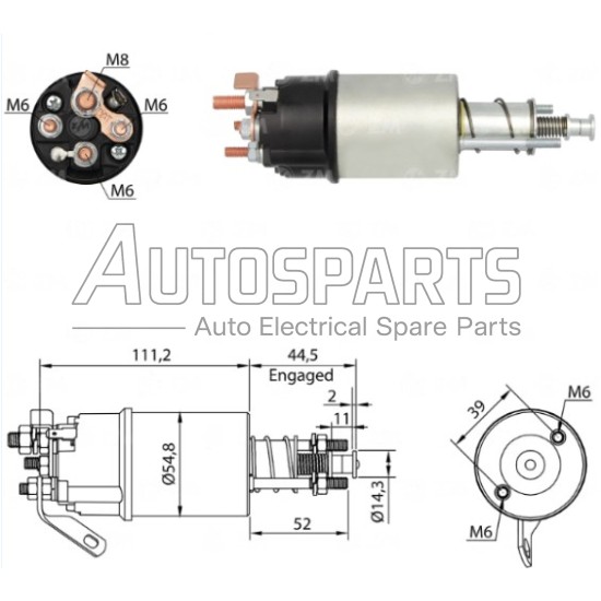 66-9207 - WAIGLOBAL, ΜΠΟΥΤΟΝ ΜΙΖΑΣ LUCAS 12V 4 ΒΙΔΕΣ