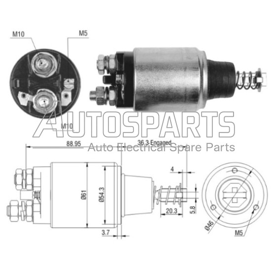 ZM548 - ZM, ΜΠΟΥΤΟΝ ΜΙΖΑΣ BOSCH 24V 