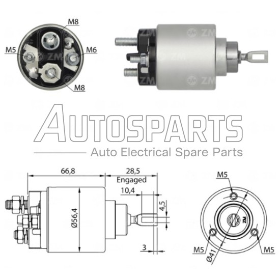 ZM475ZB - ZM, ΜΠΟΥΤΟΝ ΜΙΖΑΣ BOSCH 12V BMW 