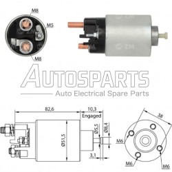 ZM6993ZB - ZM, ΜΠΟΥΤΟΝ ΜΙΖΑΣ MITSUBISHI 12V DACIA, NISSAN, RENAULT