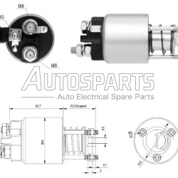 ZM1396 - ZM, ΜΠΟΥΤΟΝ ΜΙΖΑΣ MARELLI 12V 