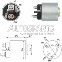 ZM490 - ZM, ΜΠΟΥΤΟΝ ΜΙΖΑΣ VALEO 12V CITROEN, FIAT, PEUGEOT