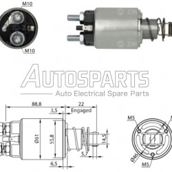 66-9302 - WAIGLOBAL, ΜΠΟΥΤΟΝ ΜΙΖΑΣ MARELLI 12V FIAT ΤΡΑΚΤΕΡ, IVECO DAILY