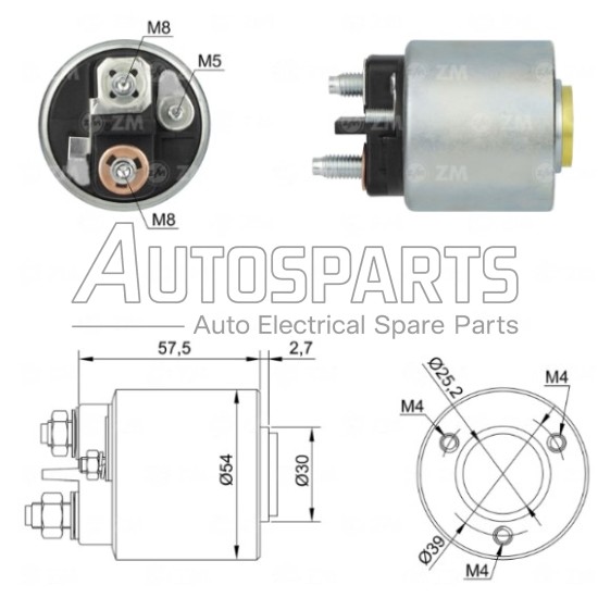 ZM490ZB - ZM, ΜΠΟΥΤΟΝ ΜΙΖΑΣ VALEO 12V CITROEN, FIAT, PEUGEOT