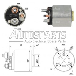 ZM591ZB - ZM, ΜΠΟΥΤΟΝ ΜΙΖΑΣ VALEO 12V DAEWOO, FIAT, OPEL 