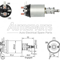 66-9204 - WAIGLOBAL, ΜΠΟΥΤΟΝ ΜΙΖΑΣ LUCAS 12V 2 ΒΙΔΕΣ 