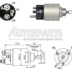 ZM377 - ZM, ΜΠΟΥΤΟΝ ΜΙΖΑΣ BOSCH 12V CITROEN, FIAT, PEUGEOT, VOLVO