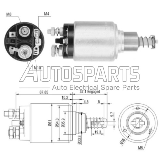 ZM640 - ZM, ΜΠΟΥΤΟΝ ΜΙΖΑΣ BOSCH 24V 
