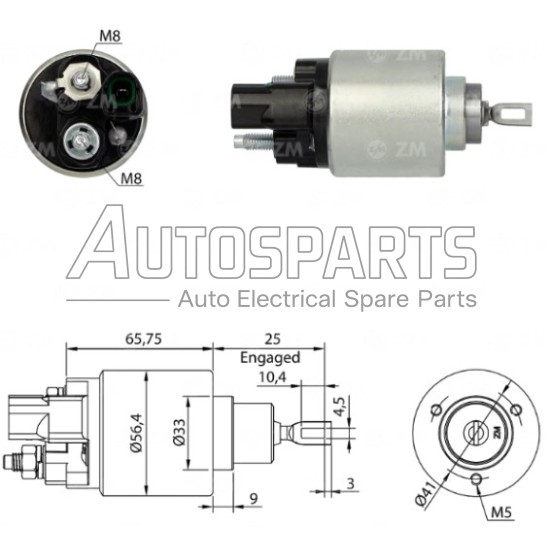 ZM978 - ZM, ΜΠΟΥΤΟΝ ΜΙΖΑΣ BOSCH 12V TOYOTA AVENSIS, CARINA, COROLLA