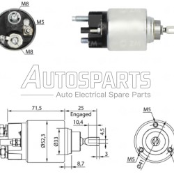 ZM376 - ZM, ΜΠΟΥΤΟΝ ΜΙΖΑΣ BOSCH 12V CITROEN, FIAT, LANCIA, PEUGEOT