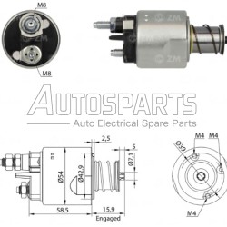IA9613 - PROTECH, ΜΠΟΥΤΟΝ ΜΙΖΑΣ VALEO 12V FIAT, OPEL, LANCIA MULTIJET