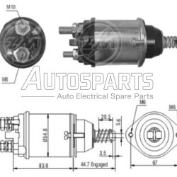 ZM616ZB -  ZM, ΜΠΟΥΤΟΝ ΜΙΖΑΣ LUCAS 12V