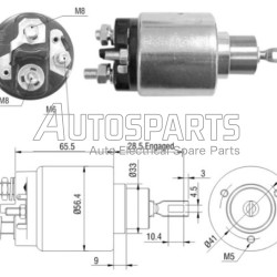ZM2473ZB - ZM, ΜΠΟΥΤΟΝ ΜΙΖΑΣ BOSCH 12V OPEL 
