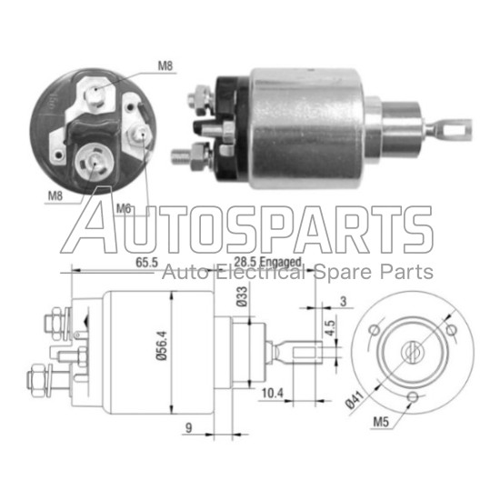 ZM2473ZB - ZM, ΜΠΟΥΤΟΝ ΜΙΖΑΣ BOSCH 12V OPEL 