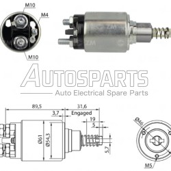83402001 - MONARK DIESEL, ΜΠΟΥΤΟΝ ΜΙΖΑΣ BOSCH 12V 3 ΤΡΥΠΕΣ 