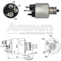 ZM5494ZB - ZM, ΜΠΟΥΤΟΝ ΜΙΖΑΣ VALEO 12V RENAULT 