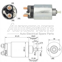 ZM761ZB - ZM, ΜΠΟΥΤΟΝ ΜΙΖΑΣ FORD 12V 