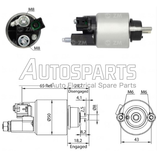 IA9798 - PROTECH, ΜΠΟΥΤΟΝ ΜΙΖΑΣ DENSO 12V TOYOTA