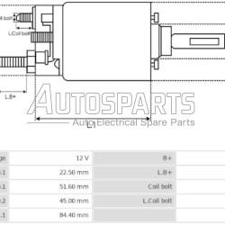 SS-1505 - NEW ERA, ΜΠΟΥΤΟΝ ΜΙΖΑΣ MITSUBISHI 12V NISSAN CABAL