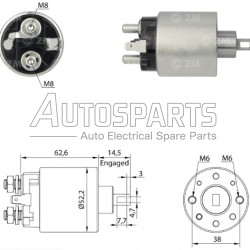 CBS-3220 - CHIANG BIN, ΜΠΟΥΤΟΝ ΜΙΖΑΣ HITACHI 12V MAZDA, KIA, NISSAN 