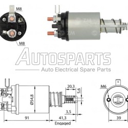 ZM613ZB - ZM, ΜΠΟΥΤΟΝ ΜΙΖΑΣ LUCAS 12V 2 ΒΙΔΕΣ BOSCH ΕΜΒΟΛΟ
