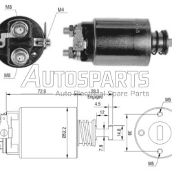 ZM583ZB - ZM, ΜΠΟΥΤΟΝ ΜΙΖΑΣ HITACHI 12V 