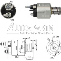 ZM1495ZB - ZM, ΜΠΟΥΤΟΝ ΜΙΖΑΣ VALEO 12V FIAT, OPEL, LANCIA MULTIJET