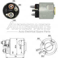 ZM6492ZB - ZM, ΜΠΟΥΤΟΝ ΜΙΖΑΣ VALEO 12V NISSAN KUBISTAR