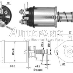 ZM614ZB - ZM, ΜΠΟΥΤΟΝ ΜΙΖΑΣ LUCAS 12V FORD, LEYLAND, LOMBARDINI 