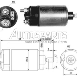 IA9150 - PROTECH, ΜΠΟΥΤΟΝ ΜΙΖΑΣ BOSCH 12V ΠΑΛΙΟ ΜΟΝΤΕΛΟ 50mm