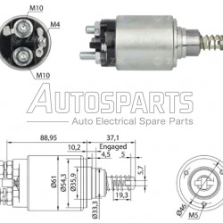 ZM544 - ZM, ΜΠΟΥΤΟΝ ΜΙΖΑΣ BOSCH 12V 3 ΤΡΥΠΕΣ 