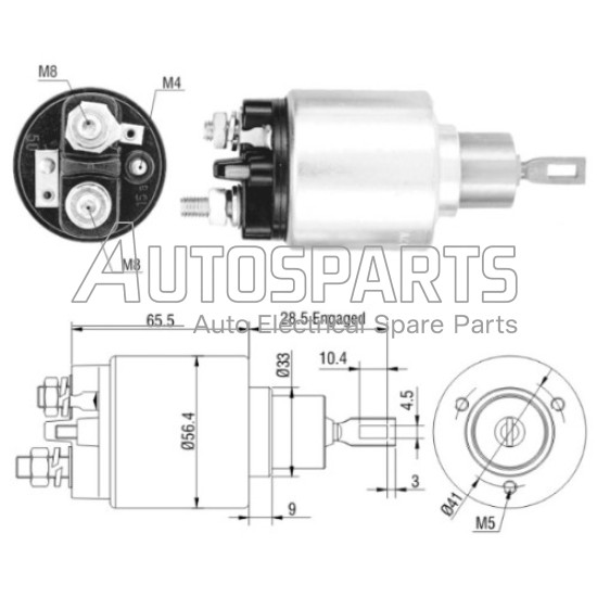 ZM578ZB - ZM, ΜΠΟΥΤΟΝ ΜΙΖΑΣ BOSCH 12V 