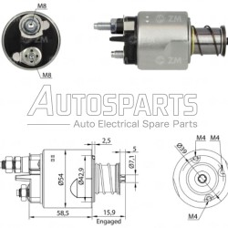 4.6225.9 - GEBE, ΜΠΟΥΤΟΝ ΜΙΖΑΣ VALEO 12V FIAT, OPEL, LANCIA MULTIJET