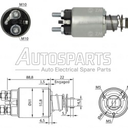 4.6142.9 - GEBE, ΜΠΟΥΤΟΝ ΜΙΖΑΣ MARELLI 12V FIAT ΤΡΑΚΤΕΡ, IVECO DAILY