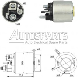 ZM2494ZB - ZM, ΜΠΟΥΤΟΝ ΜΙΖΑΣ VALEO 12V CITROEN BERLINGO, C2, C3 PEUGEOT 206, 307, PARTNER