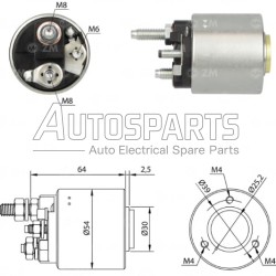 4.6110.9 - GEBE, ΜΠΟΥΤΟΝ ΜΙΖΑΣ VALEO 12V DAEWOO, MERCEDES, OPEL