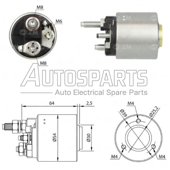 4.6110.9 - GEBE, ΜΠΟΥΤΟΝ ΜΙΖΑΣ VALEO 12V DAEWOO, MERCEDES, OPEL