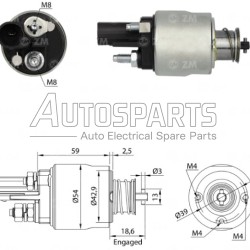 4.6226.9 - GEBE, ΜΠΟΥΤΟΝ ΜΙΖΑΣ VALEO 12V AUDI, SEAT, SKODA, VW