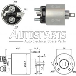 IA9271 - PROTECH, ΜΠΟΥΤΟΝ ΜΙΖΑΣ HITACHI 12V OPEL COMBO, CORSA