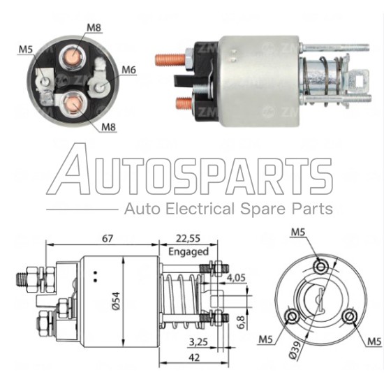 4.6247.9 - GEBE, ΜΠΟΥΤΟΝ ΜΙΖΑΣ MARELLI 12V BMW 