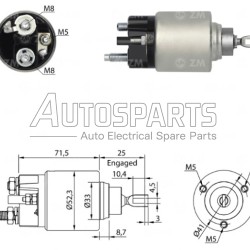 ZM377ZB - ZM, ΜΠΟΥΤΟΝ ΜΙΖΑΣ BOSCH 12V CITROEN, FIAT, PEUGEOT, VOLVO