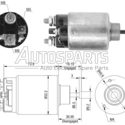 ZM860ZB - ZM, ΜΠΟΥΤΟΝ ΜΙΖΑΣ DELCO REMY 12V DAEWOO