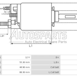ZM891 - ZM, ΜΠΟΥΤΟΝ ΜΙΖΑΣ MITSUBISHI 12V 
