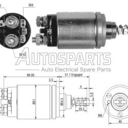 ZM542C - ZM, ΜΠΟΥΤΟΝ ΜΙΖΑΣ BOSCH 12V 2-3 ΤΡΥΠΕΣ HURLIMANN, LAMBORGHINI