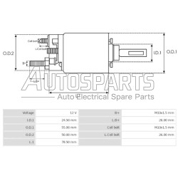81013760 - POWERMAX, ΜΠΟΥΤΟΝ ΜΙΖΑΣ PAL MAGNETON 12V ZETOR