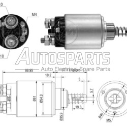 ZM2639ZB - ZM, ΜΠΟΥΤΟΝ ΜΙΖΑΣ BOSCH 24V DAF, FENDT, IVECO, MAN, RENAULT