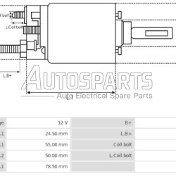 SNLS-502 - UNIPOINT, ΜΠΟΥΤΟΝ ΜΙΖΑΣ PAL MAGNETON 12V ZETOR