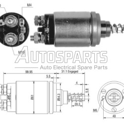 83402073 - MONARK DIESEL, ΜΠΟΥΤΟΝ ΜΙΖΑΣ BOSCH 12V 2-3 ΤΡΥΠΕΣ HURLIMANN, LAMBORGHINI